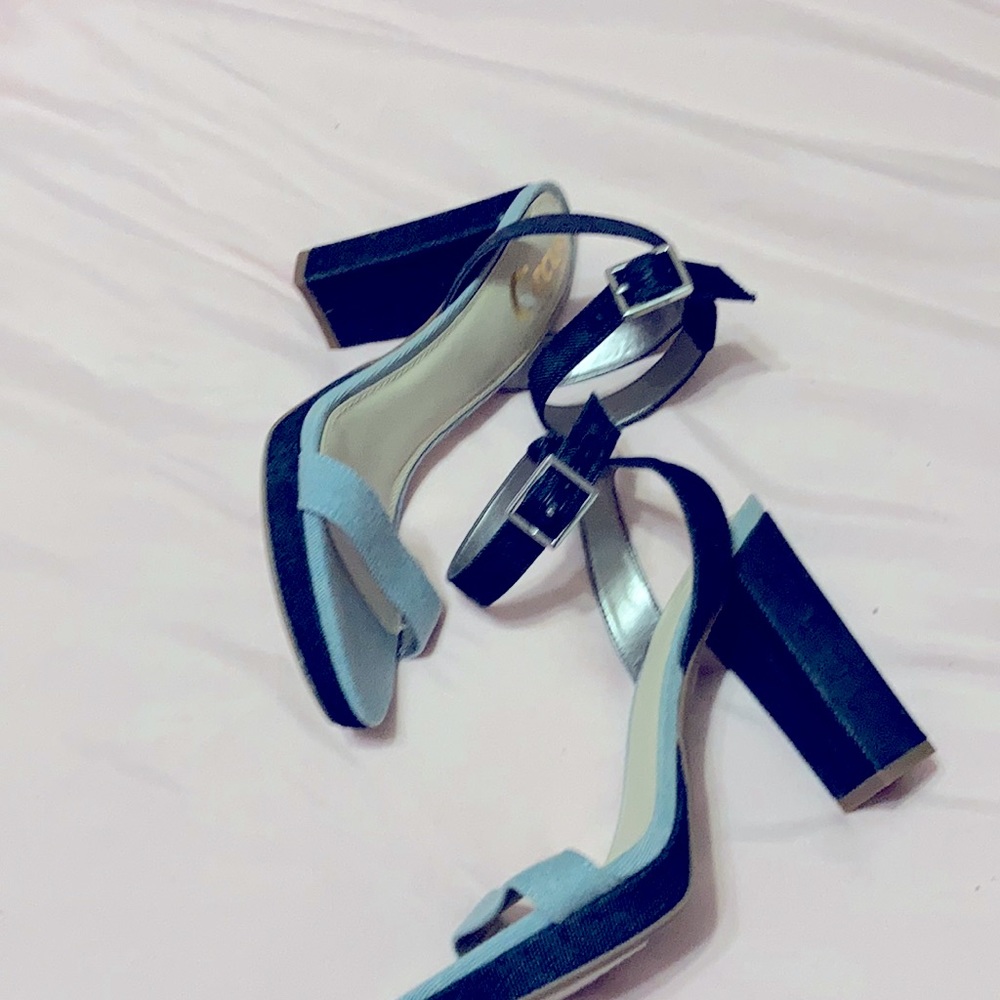 NWT 4in blue jean high heels